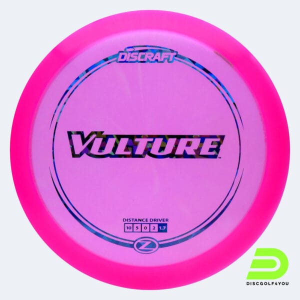 Discraft Vulture in rosa, im Z-Line Kunststoff und ohne Spezialeffekt