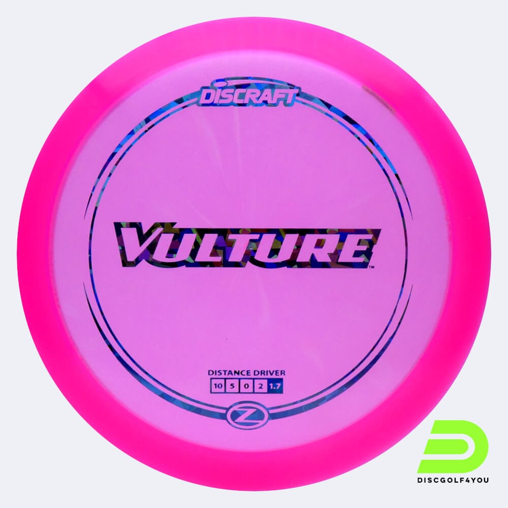 Discraft Vulture in rosa, im Z-Line Kunststoff und ohne Spezialeffekt