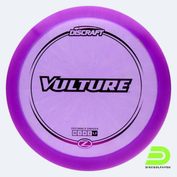 Discraft Vulture in violett, im Z-Line Kunststoff und ohne Spezialeffekt