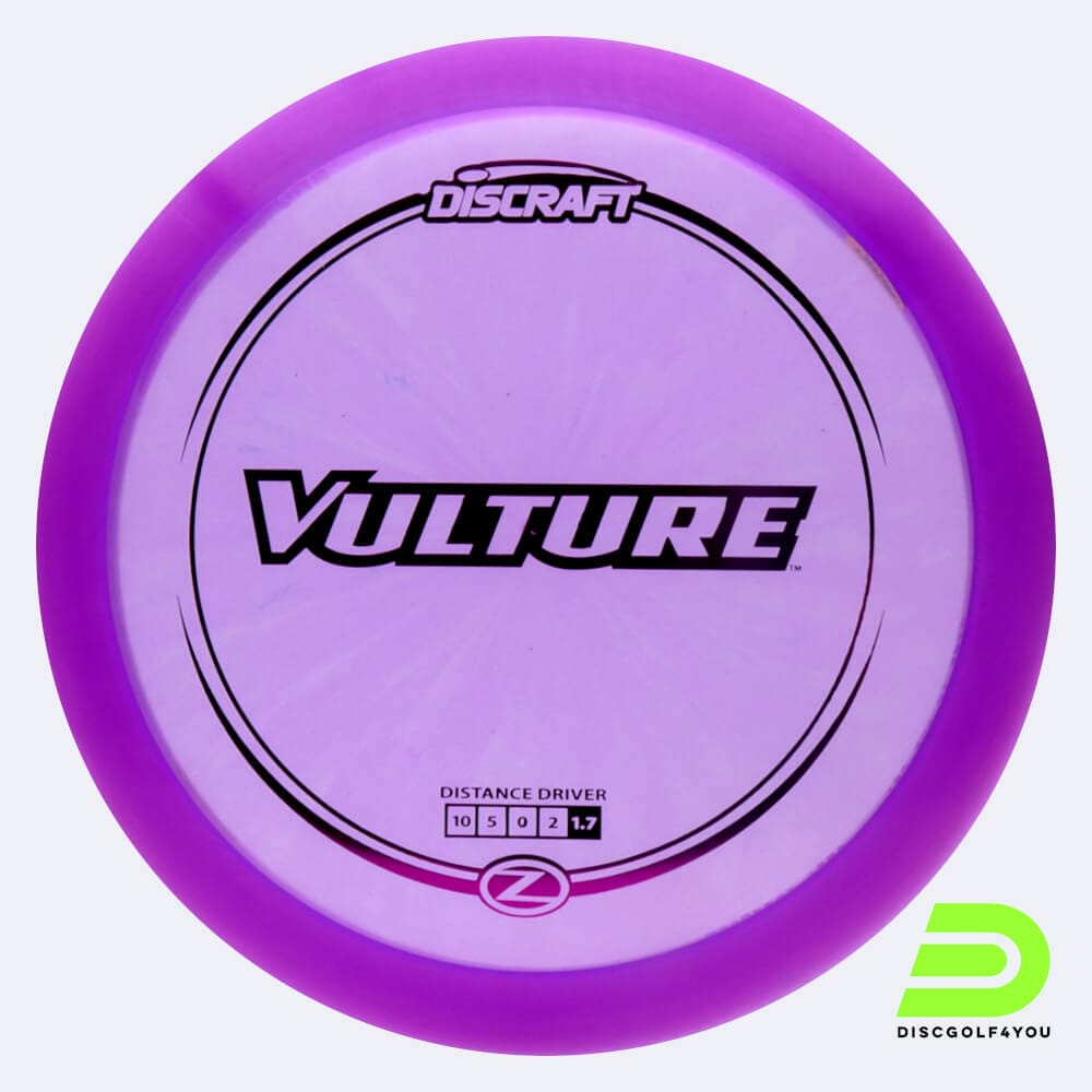 Discraft Vulture in violett, im Z-Line Kunststoff und ohne Spezialeffekt