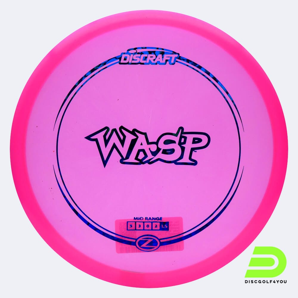 Discraft Wasp in rosa, im Z-Line Kunststoff und ohne Spezialeffekt