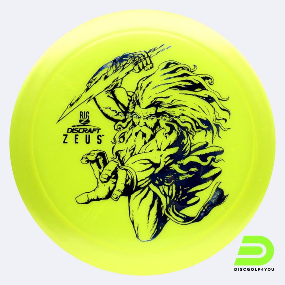 Discraft Zeus in gelb, im Big Z Kunststoff und ohne Spezialeffekt