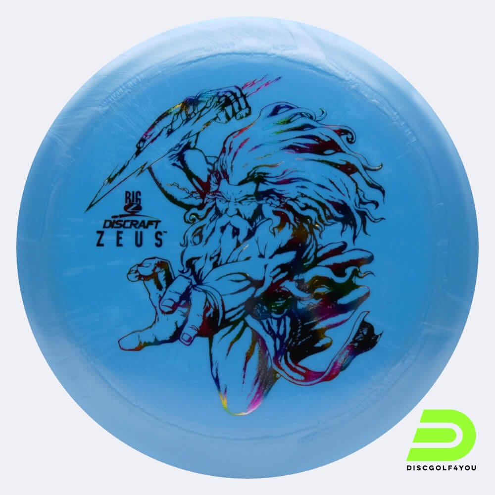 Discraft Zeus in hellblau, im Big Z Kunststoff und ohne Spezialeffekt