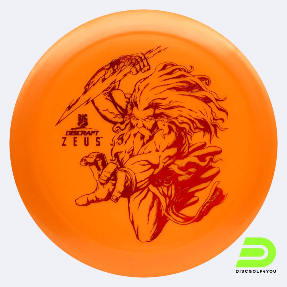 Discraft Zeus in orange, im Big Z Kunststoff und ohne Spezialeffekt