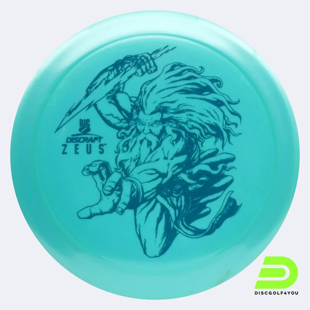 Discraft Zeus in türkis, im Big Z Kunststoff und ohne Spezialeffekt