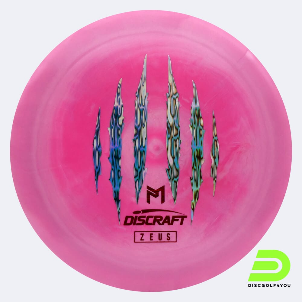 Discraft Zeus - McBeth 6x Claw in rosa, im ESP Kunststoff und ohne Spezialeffekt