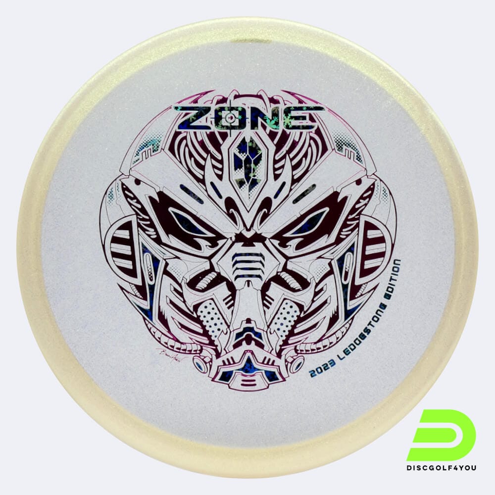 Discraft Zone 2023 Ledgestone Edition in crystal-clear, colourshift z plastic