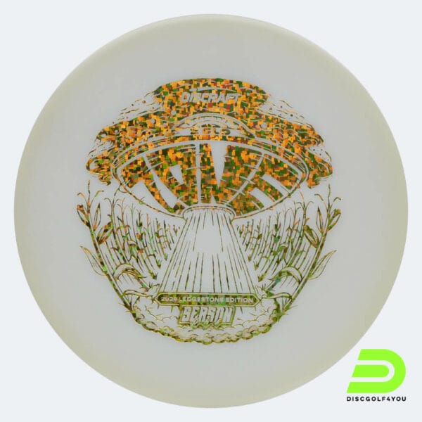 Discraft Zone 2024 Ledgestone Edition in white, z glo plastic and glow effect