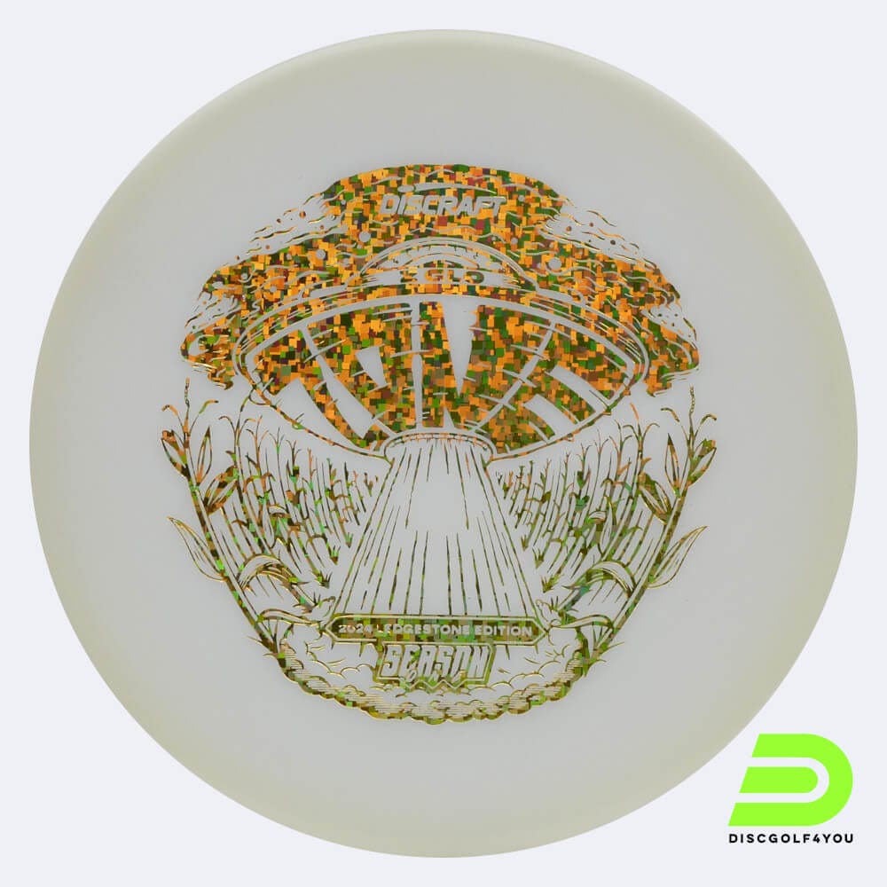 Discraft Zone 2024 Ledgestone Edition in white, z glo plastic and glow effect