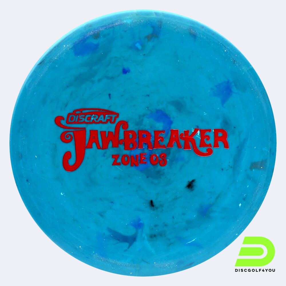 Discraft Zone OS in türkis, im Jawbreaker Kunststoff und burst Spezialeffekt