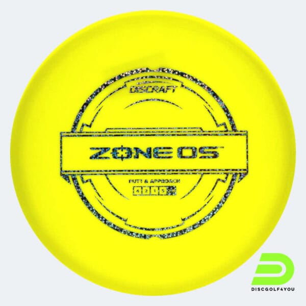 Discraft Zone OS in gelb, im Putter Line Kunststoff und ohne Spezialeffekt