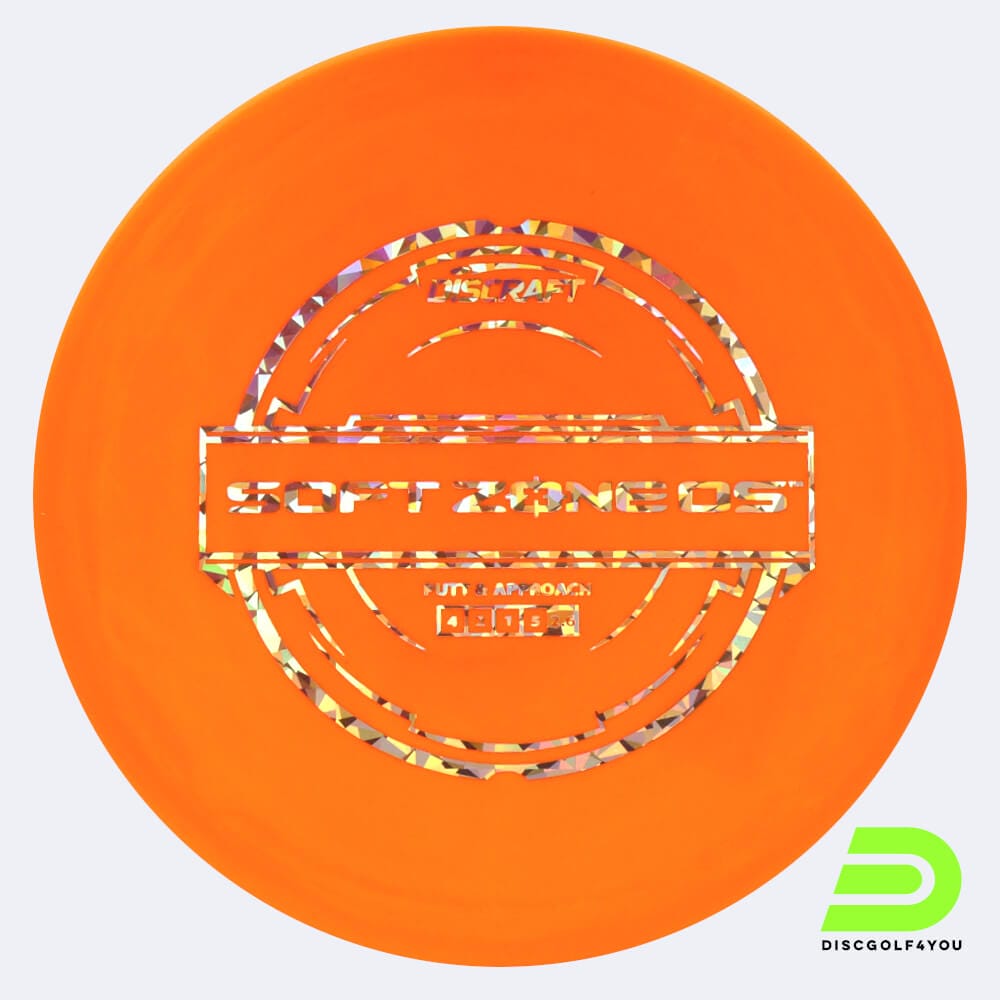 Discraft Zone OS in orange, im Soft Putter Line Kunststoff und ohne Spezialeffekt