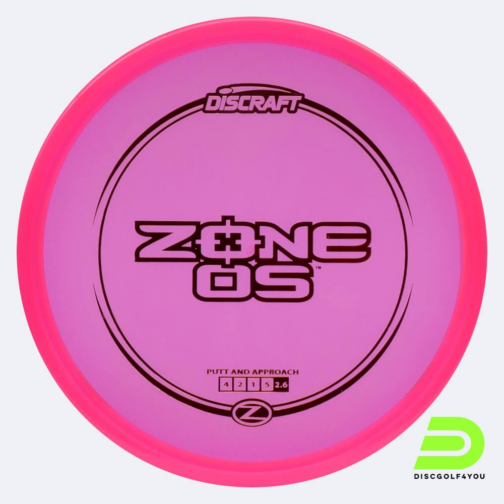 Discraft Zone OS in rosa, im Z-Line Kunststoff und ohne Spezialeffekt