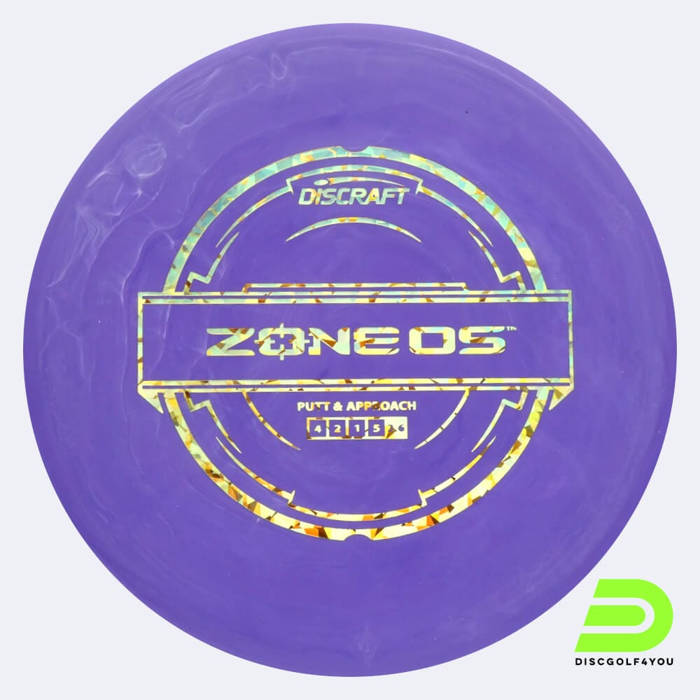 Discraft Zone OS in violett, im Putter Line Kunststoff und ohne Spezialeffekt