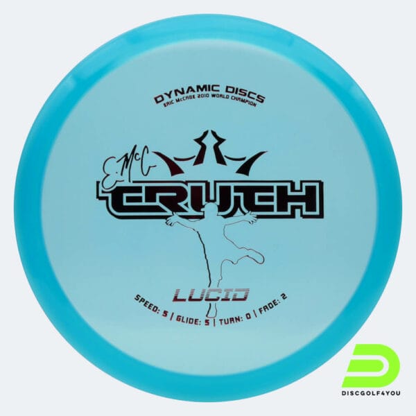 Dynamic Discs Emac Truth in blue, lucid plastic
