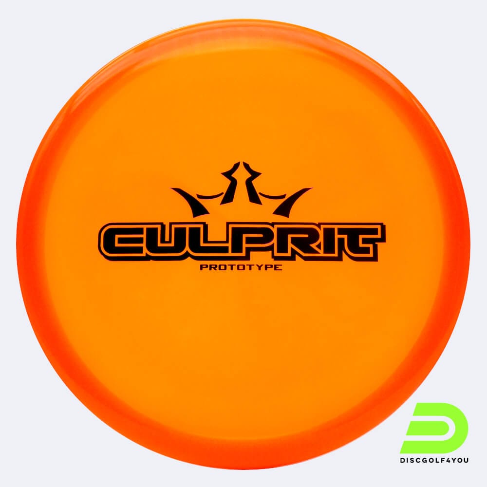 Dynamic Discs Culprit in classic-orange, lucid plastic and prototype effect