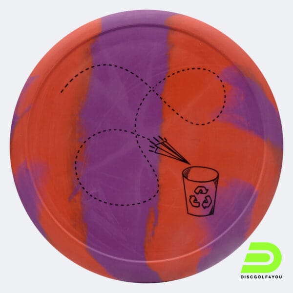 Elevation Interceptor in classic-orange, ecoflex plastic and burst effect