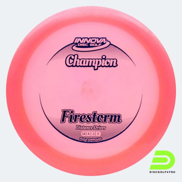 Innova Firestorm in rosa, im Champion Kunststoff und ohne Spezialeffekt