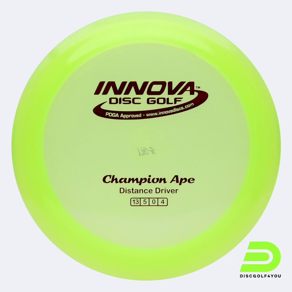 Innova Ape in gelb, im Champion Kunststoff und ohne Spezialeffekt
