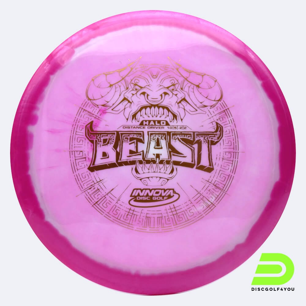 Innova Beast in weiss-rosa, im Halo Star Kunststoff und ohne Spezialeffekt