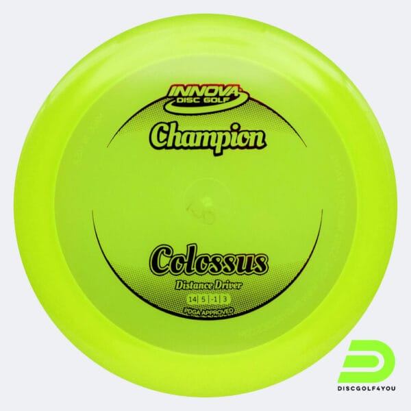 Innova Colossus in gelb, im Champion Kunststoff und ohne Spezialeffekt