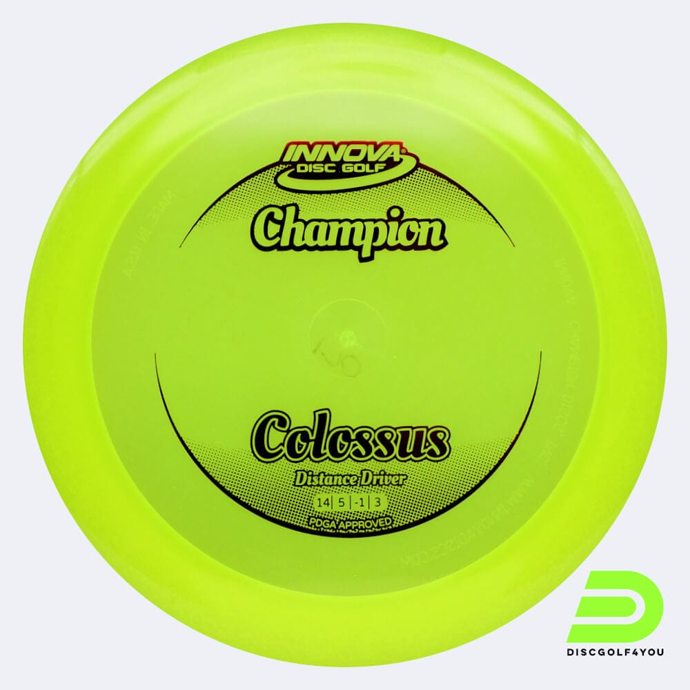 Innova Colossus in gelb, im Champion Kunststoff und ohne Spezialeffekt