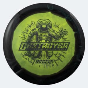 Innova Destroyer - Calvin Heimburg Tour Series in gelb-schwarz, im Halo Star Kunststoff und ohne Spezialeffekt