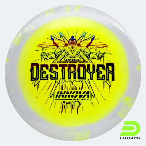 Innova Destroyer in white-yellow, halo star plastic