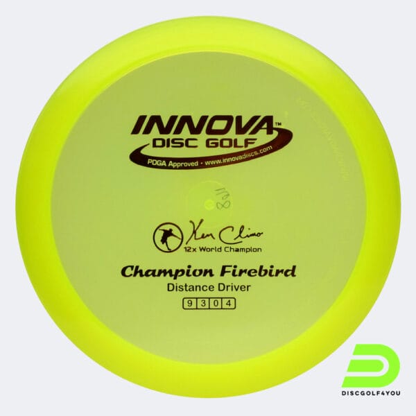 Innova Firebird in gelb, im Champion Kunststoff und ohne Spezialeffekt