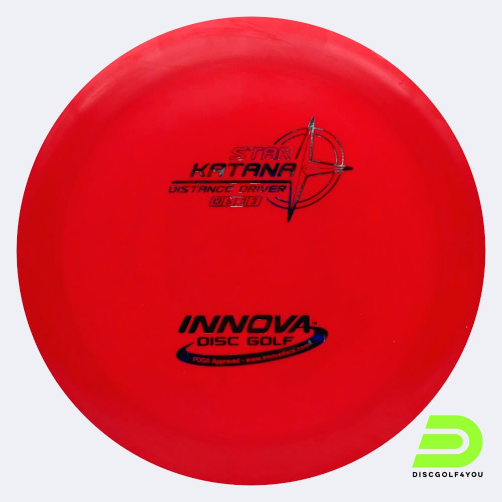 Innova Katana in red, star plastic