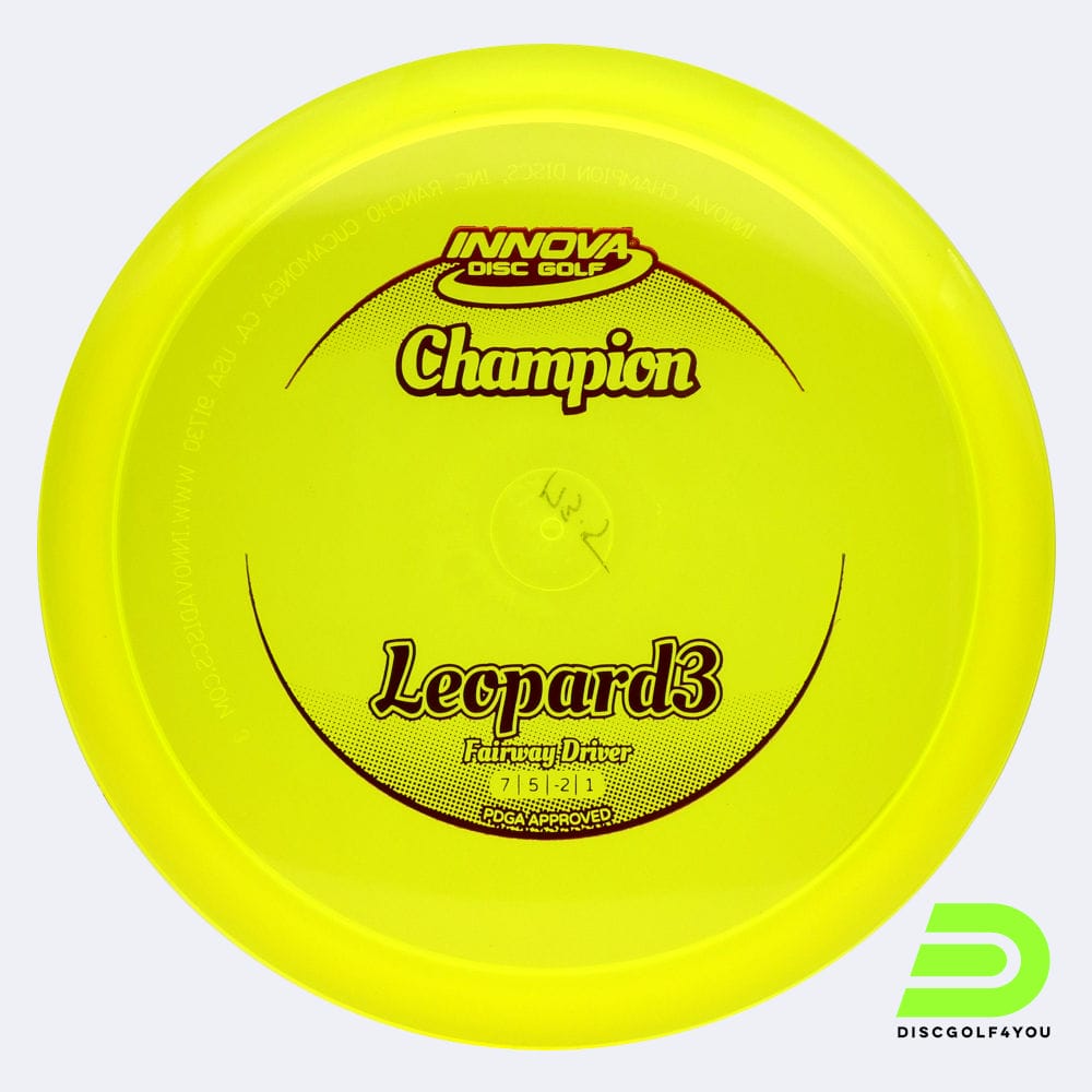 Innova Leopard 3 in gelb, im Champion Kunststoff und ohne Spezialeffekt