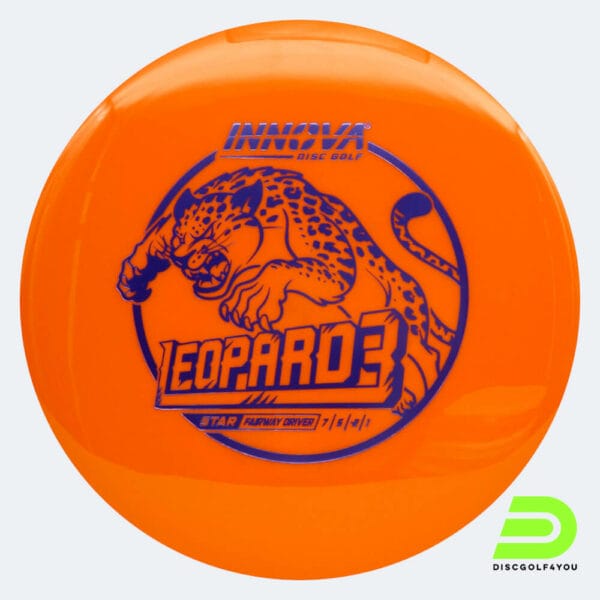 Innova Leopard 3 in classic-orange, star plastic and deco effect