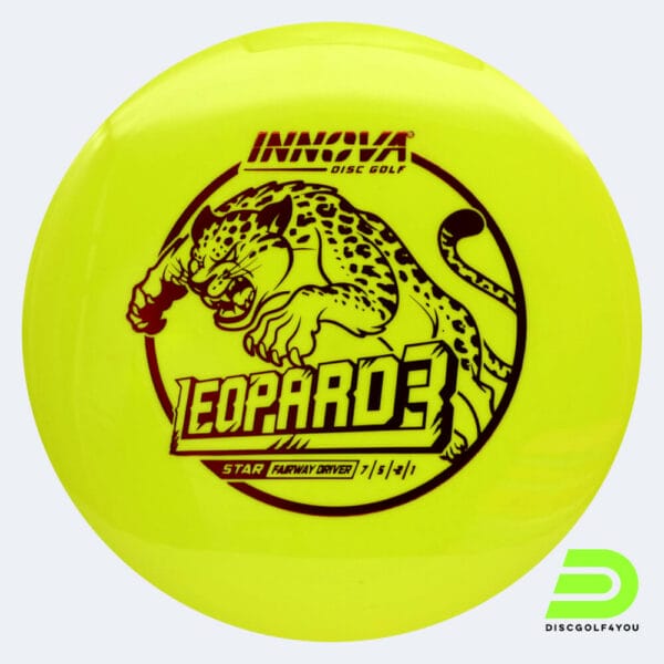 Innova Leopard 3 in yellow, star plastic and deco effect