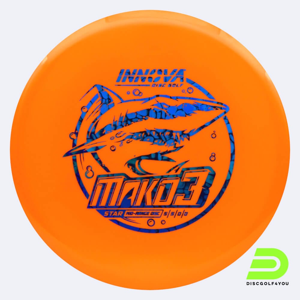 Innova Mako 3 in classic-orange, star plastic and deco effect