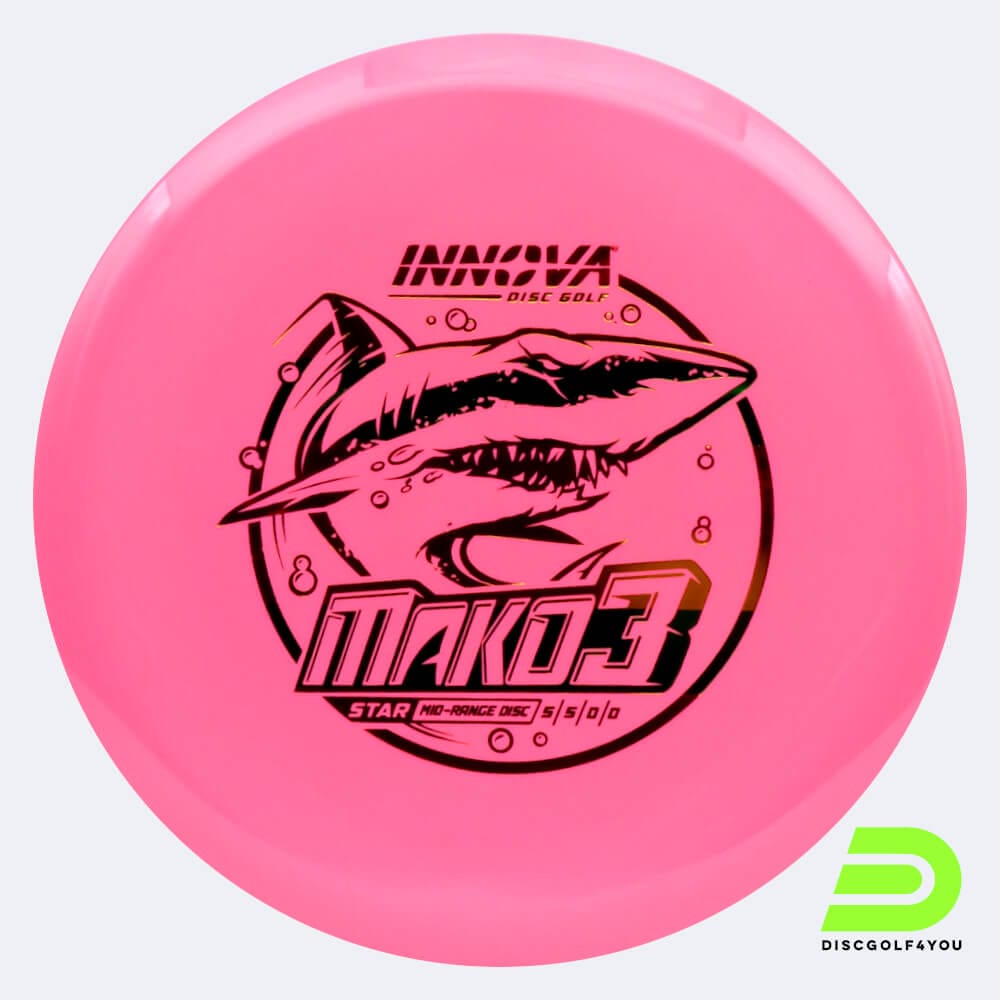 Innova Mako 3 in pink, star plastic and deco effect