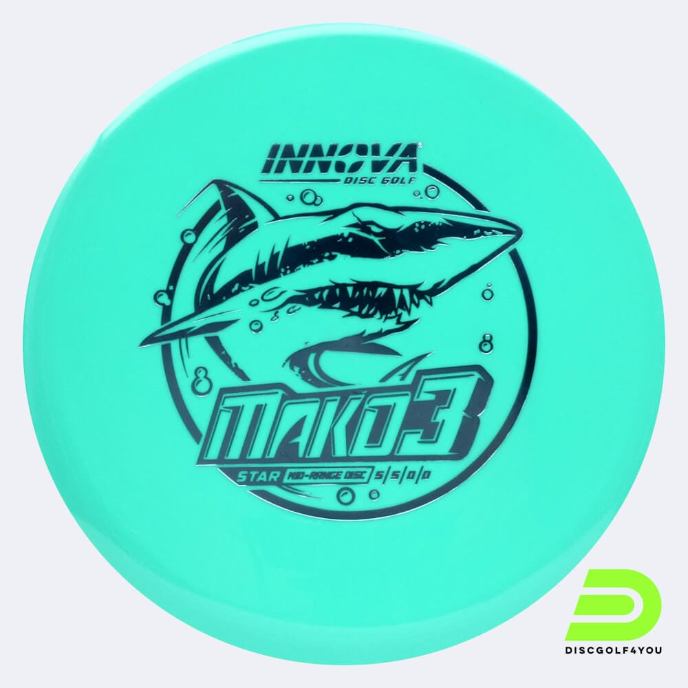 Innova Mako 3 in turquoise, star plastic and deco effect