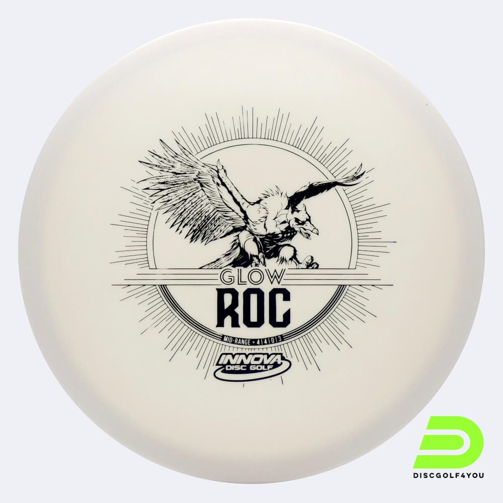 Innova Roc in weiss, im DX Glow Kunststoff und ohne Spezialeffekt