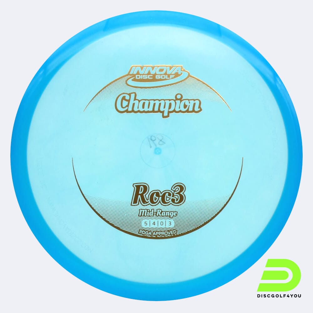 Innova Roc 3 in türkis, im Champion Kunststoff und ohne Spezialeffekt