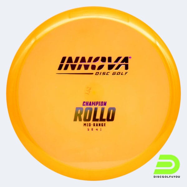 Innova Rollo in orange, im Champion Kunststoff und ohne Spezialeffekt