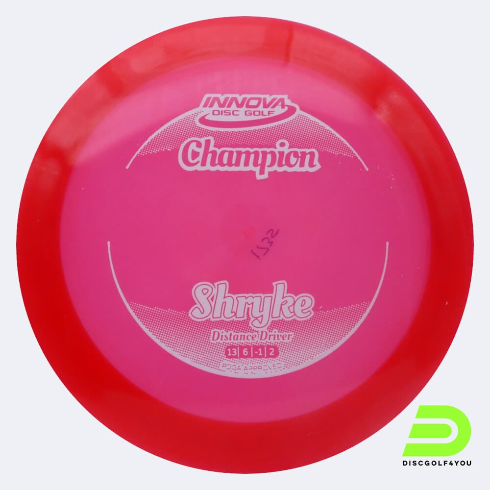 Innova Shryke in rot, im Champion Kunststoff und ohne Spezialeffekt