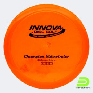 Innova Sidewinder in orange, im Champion Kunststoff und ohne Spezialeffekt
