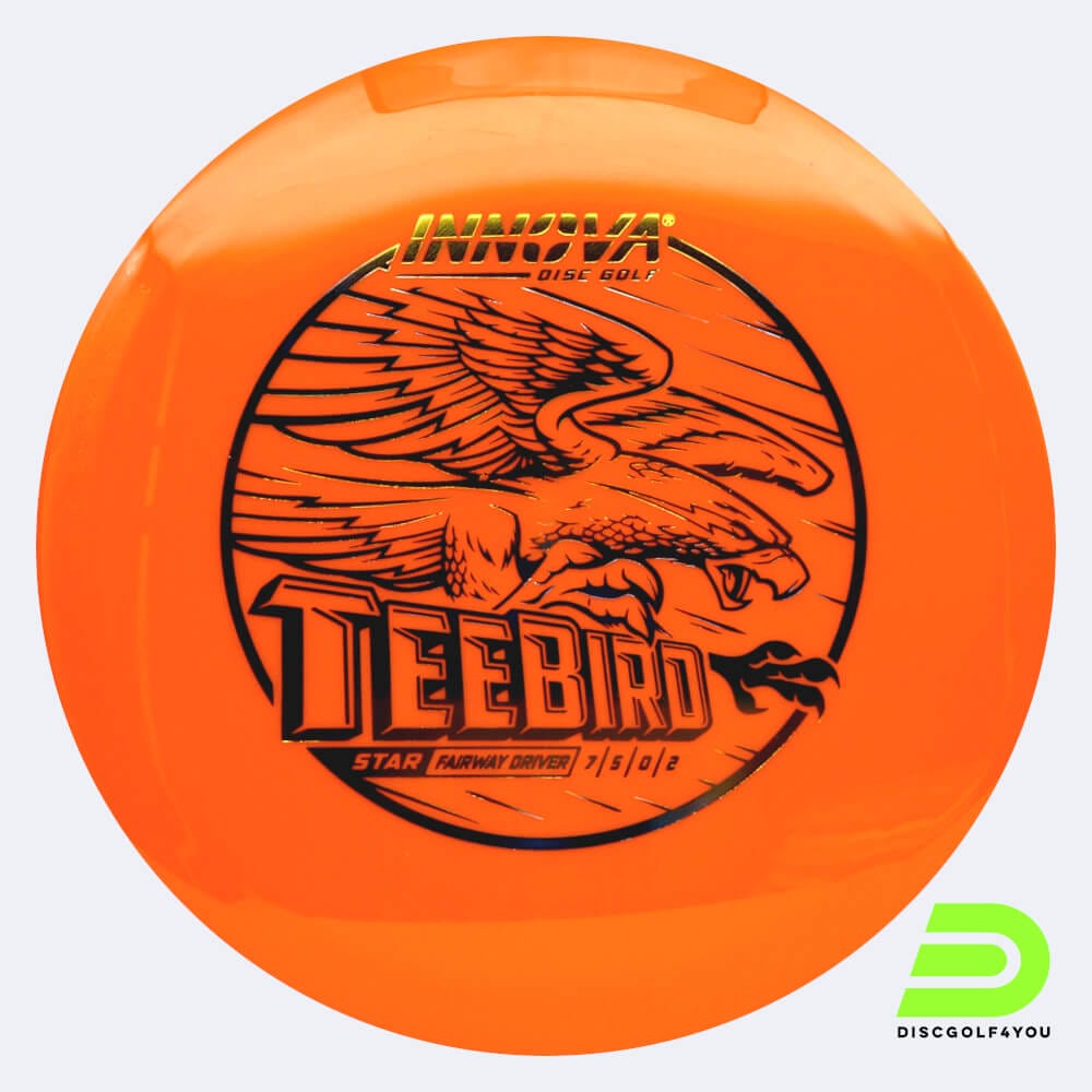Innova Teebird in orange, im Star Kunststoff und deco Spezialeffekt