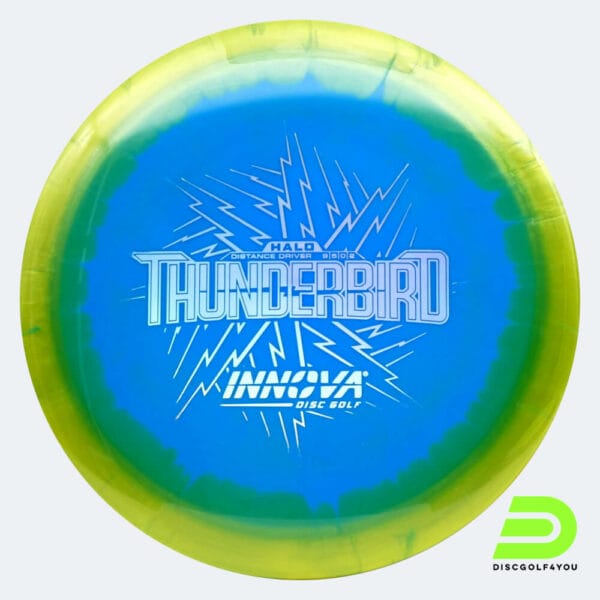 Innova Thunderbird in yellow-blue, halo star plastic