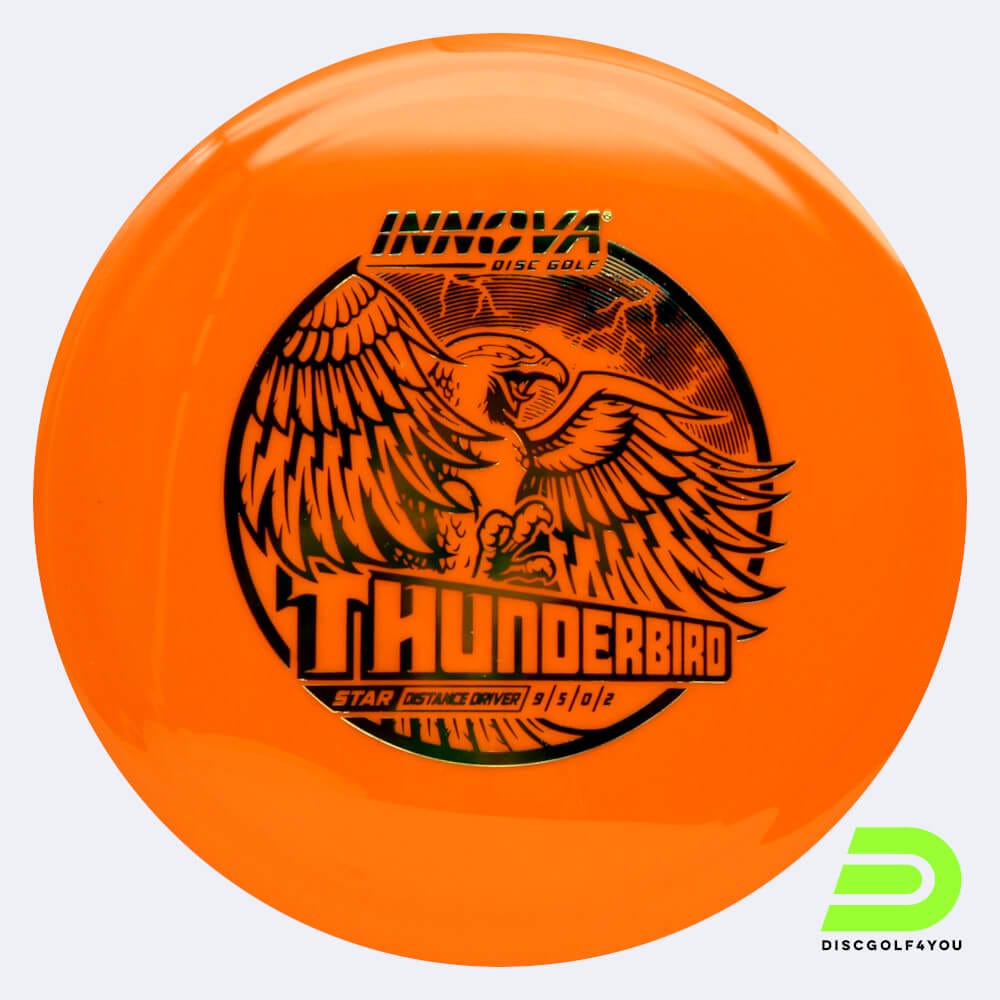 Innova Thunderbird in classic-orange, star plastic and deco effect