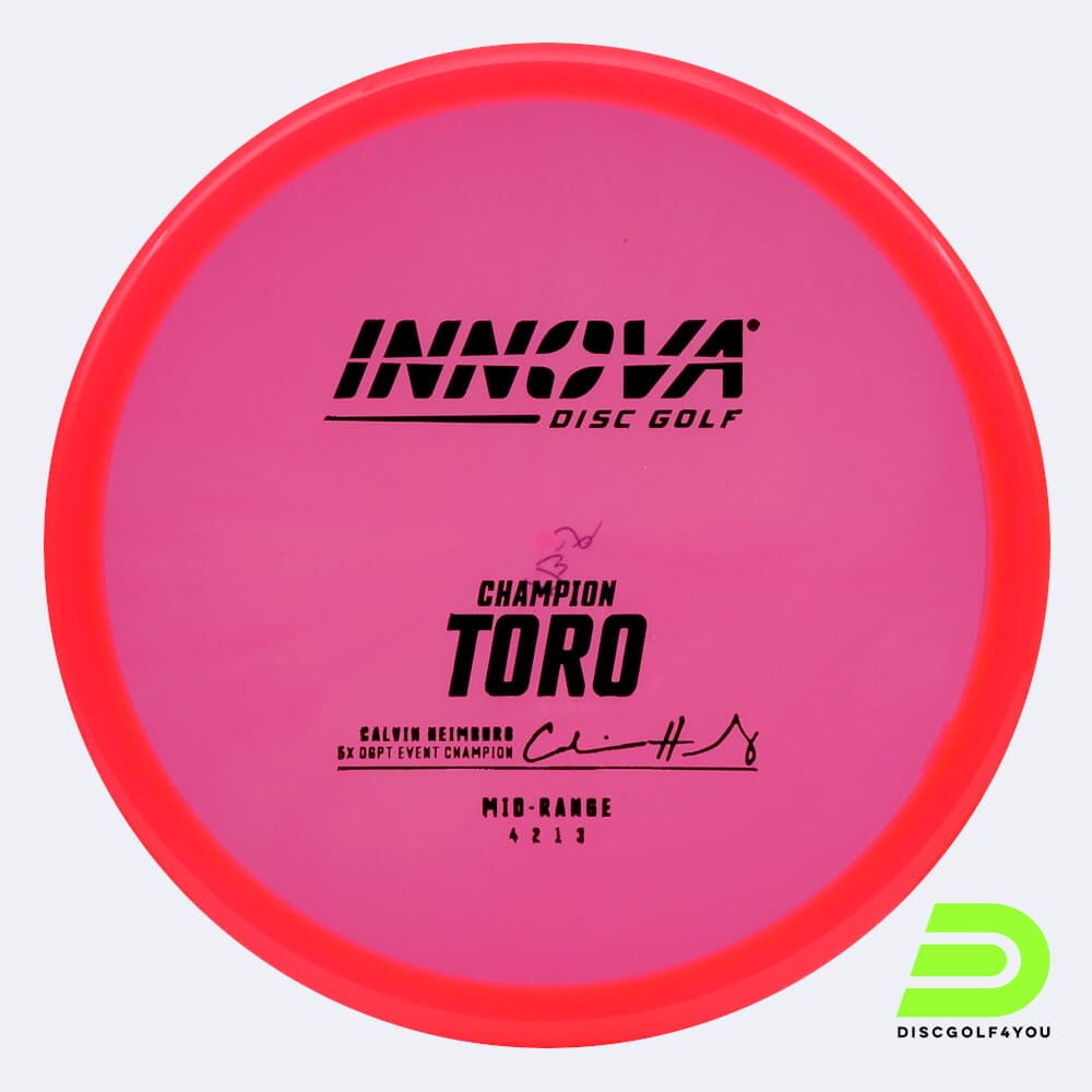 Innova Toro in pink, champion plastic