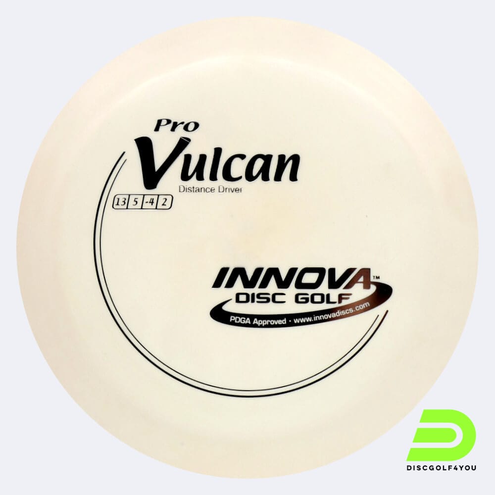 Innova Vulcan in white, pro plastic