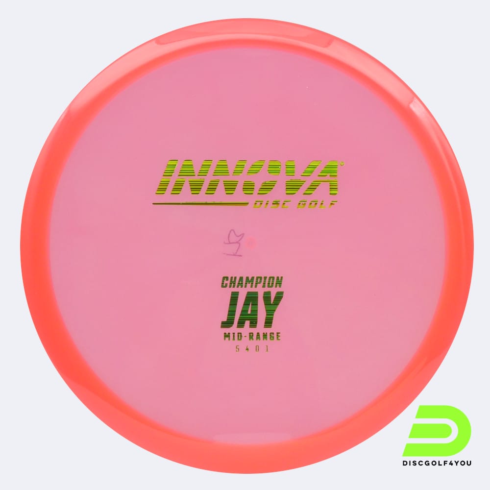 Innova Jay in rosa, im Champion Kunststoff und ohne Spezialeffekt