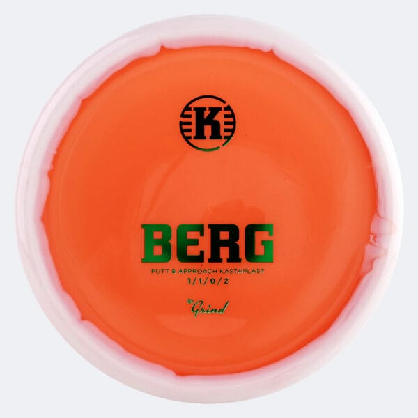 Kastaplast Berg in orange, im K1 Grind Kunststoff und ohne Spezialeffekt