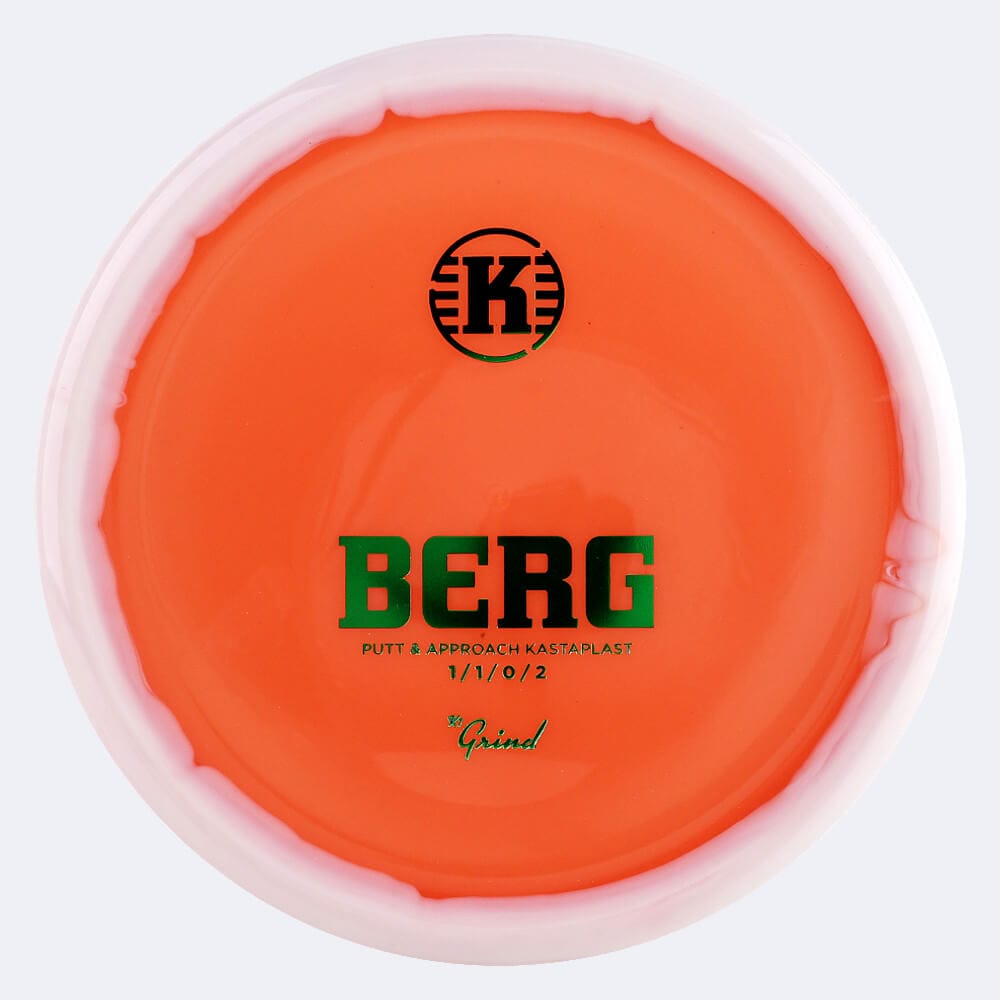 Kastaplast Berg in orange, im K1 Grind Kunststoff und ohne Spezialeffekt