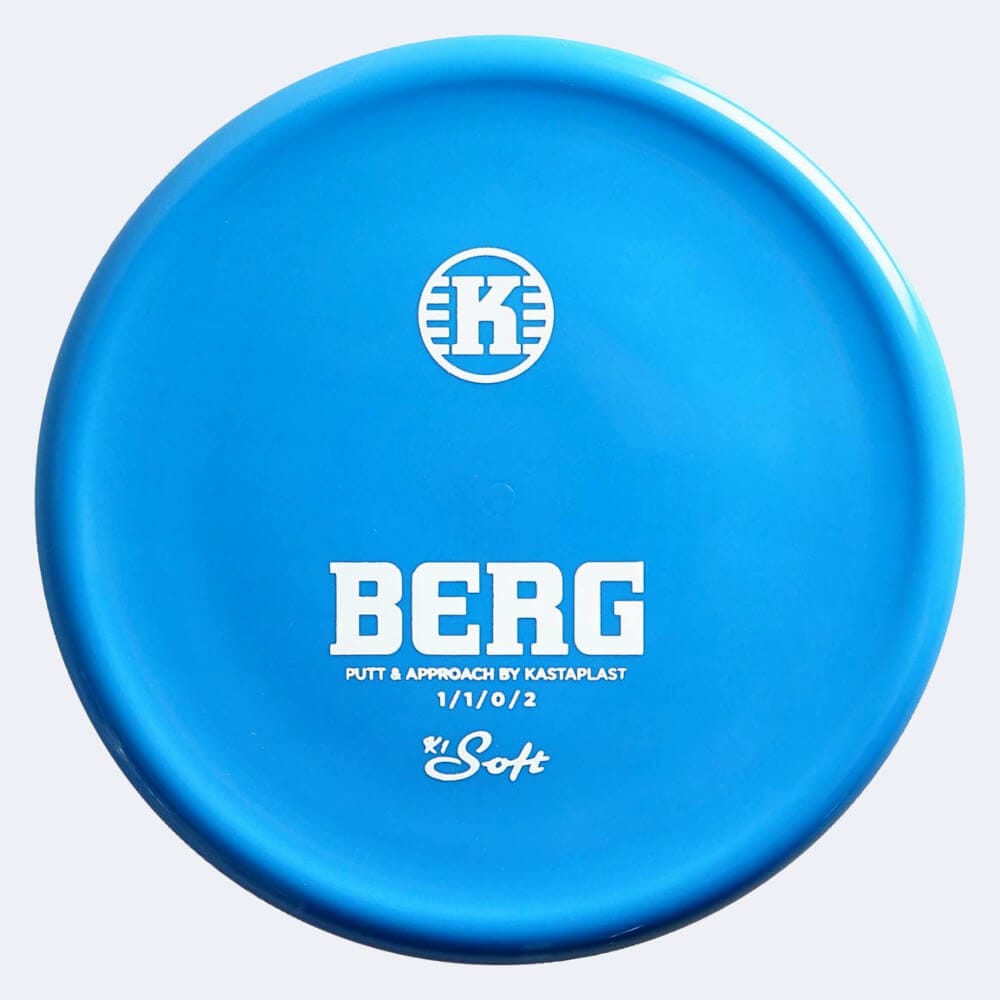 Kastaplast Berg in blue, k1 soft plastic